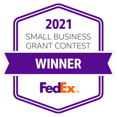 fedex 2021 small business grant contest winner logo