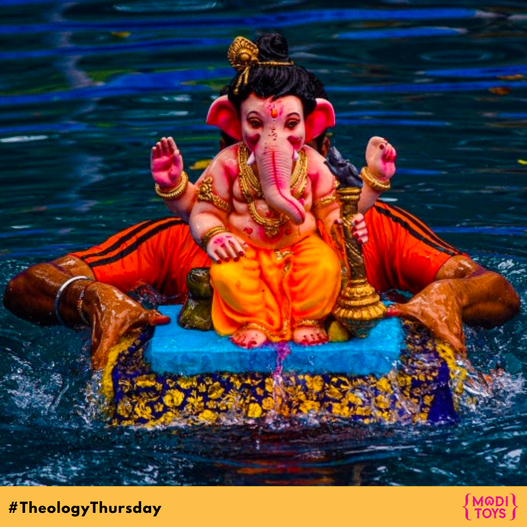 Why do we immerse Ganesh in water?