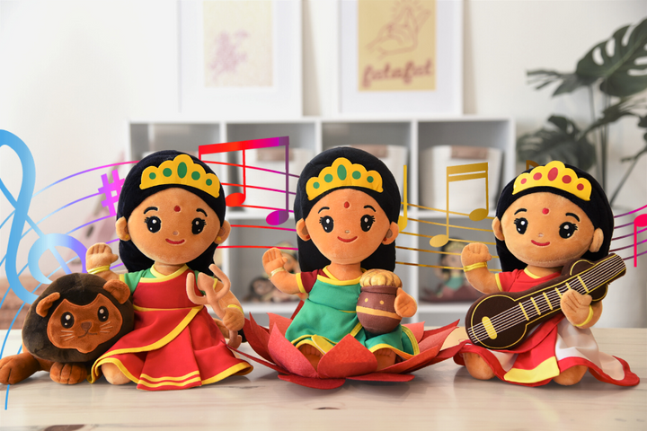 Mini Devis Bundle (7") Mantra Singing Plush Toys