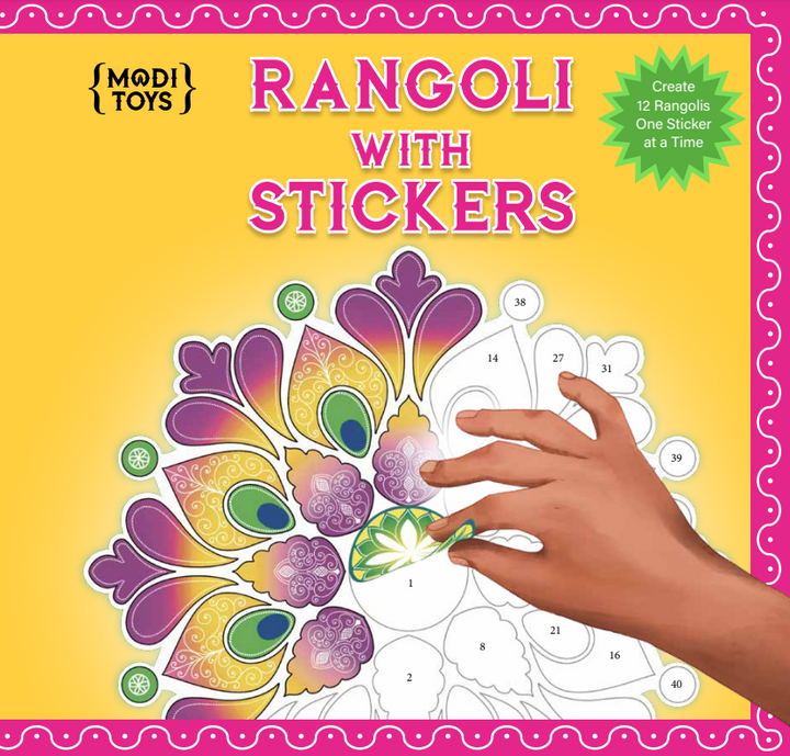 Rangoli With Stickers: Holi Activity Book