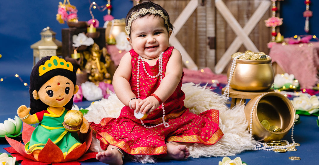 Laxmi Devi (Mini 7") Mantra Singing Plush Toy