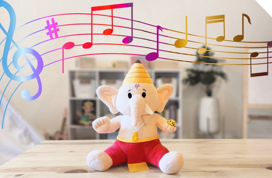 Ganesh stuffed deals toy