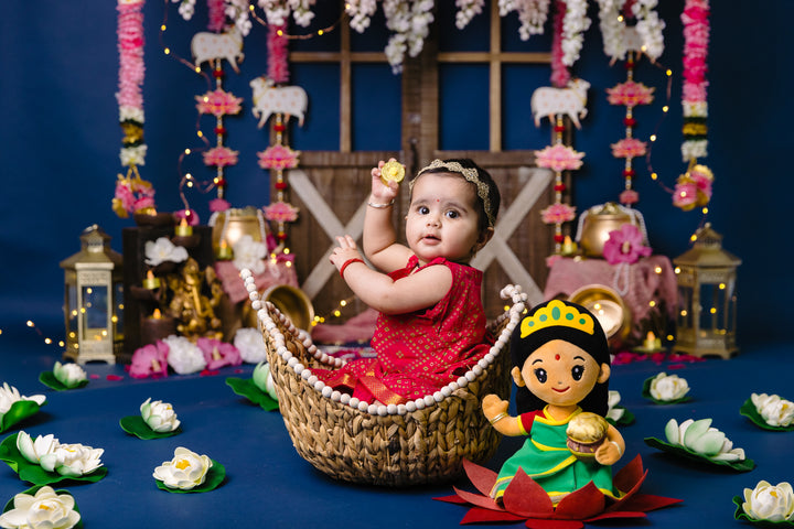Laxmi Devi (Mini 7") Mantra Singing Plush Toy