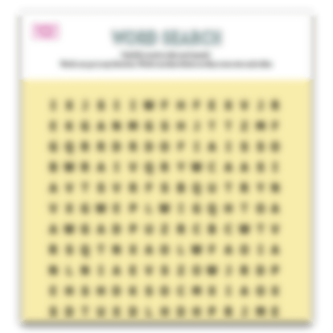 blurred word search