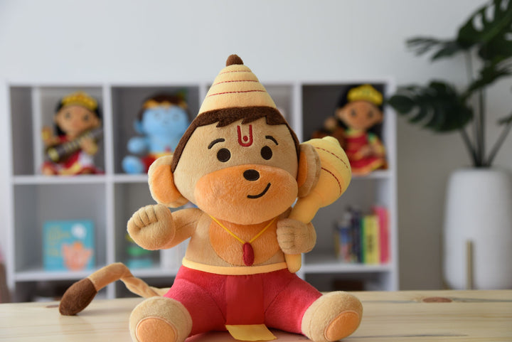 Baby Hanuman (Medium 11") Mantra Singing Plush Toy